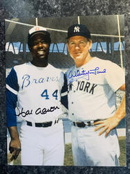 Hank Aaron and Whitey Ford